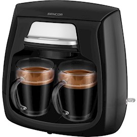 ყავის აპარატი Sencor SCE 2100BK, 500W, 0.3L, Coffee Machine Black